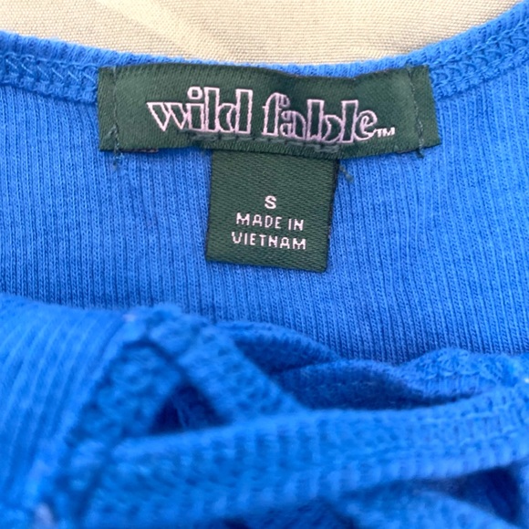 Wild Fable blue tank top - Picture 3 of 4